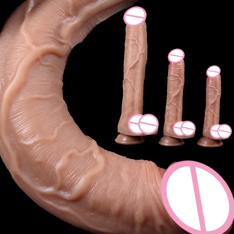 Suction Machine Medical - Erotikartikel Realistische Dildos Silikon-Penis mit Saugnapf