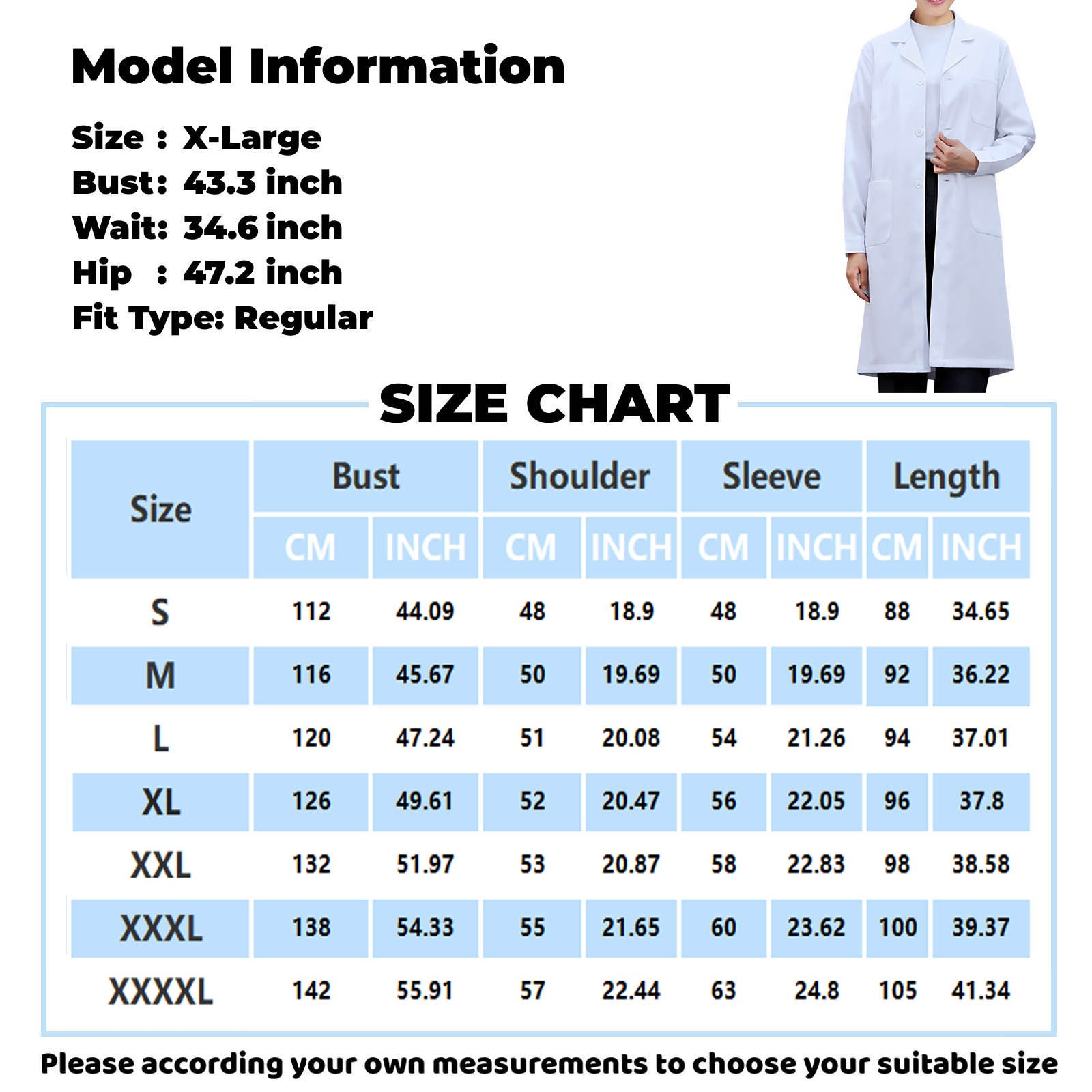Weißer Laborkittel für Damen,  – Lab Coat Medical Bewertung und Preis
