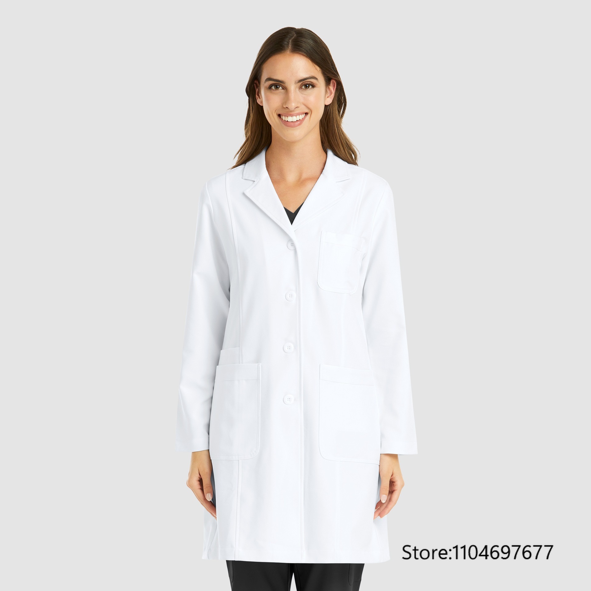 Mehrfarbiger Damen-Langarmkitt – Lab Coat Medical Bewertung und Preis