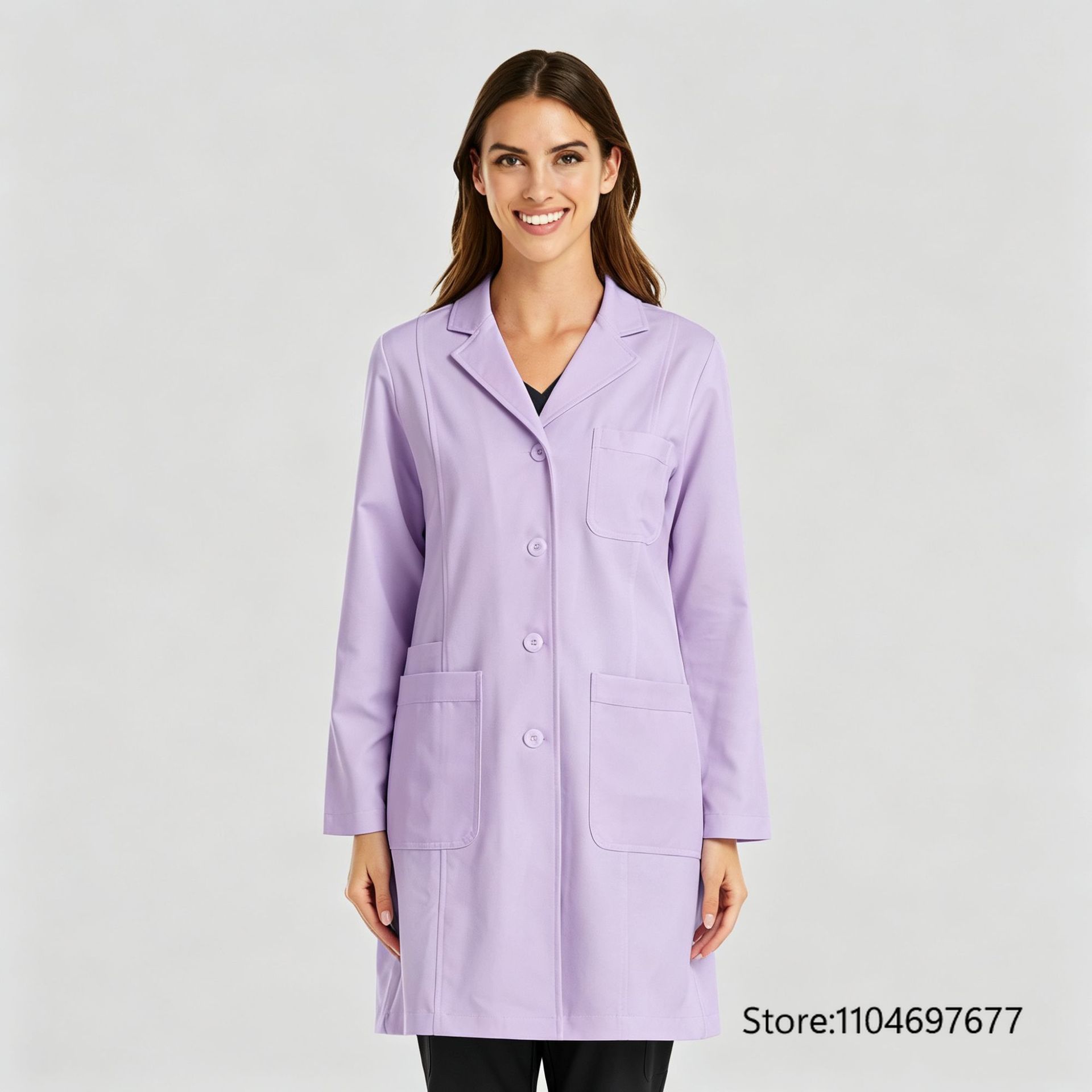 Mehrfarbiger Damen-Langarmkitt – Lab Coat Medical Bewertung und Preis